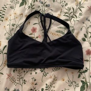 Navy lululemon sports bra
